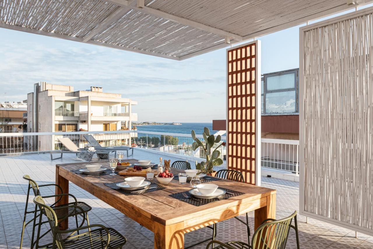 Sea View Beach Penthouse - Athens Coast ภายนอก รูปภาพ