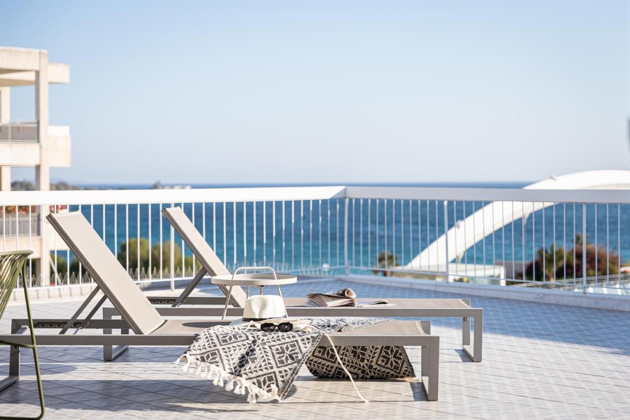 Sea View Beach Penthouse - Athens Coast ภายนอก รูปภาพ