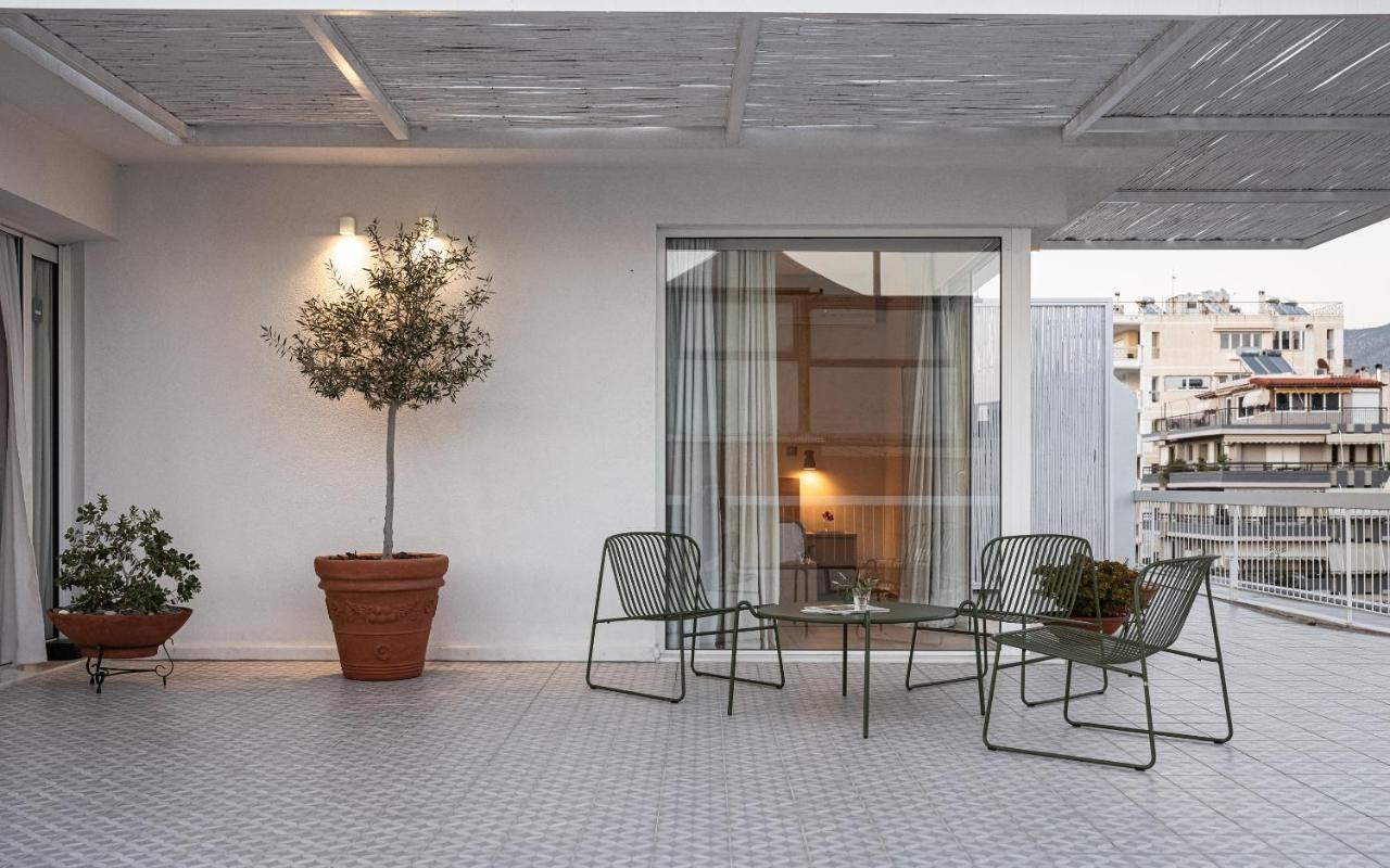 Sea View Beach Penthouse - Athens Coast ภายนอก รูปภาพ