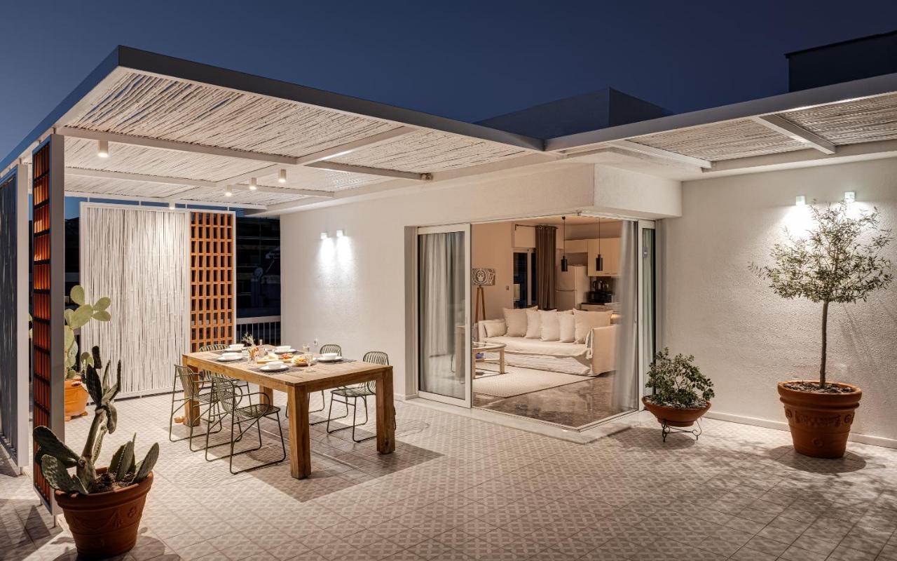 Sea View Beach Penthouse - Athens Coast ภายนอก รูปภาพ