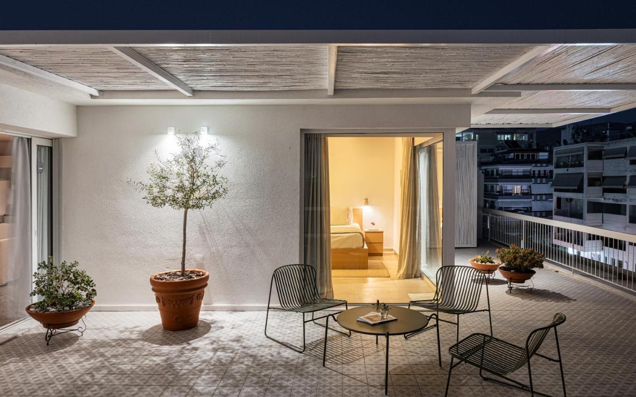 Sea View Beach Penthouse - Athens Coast ภายนอก รูปภาพ