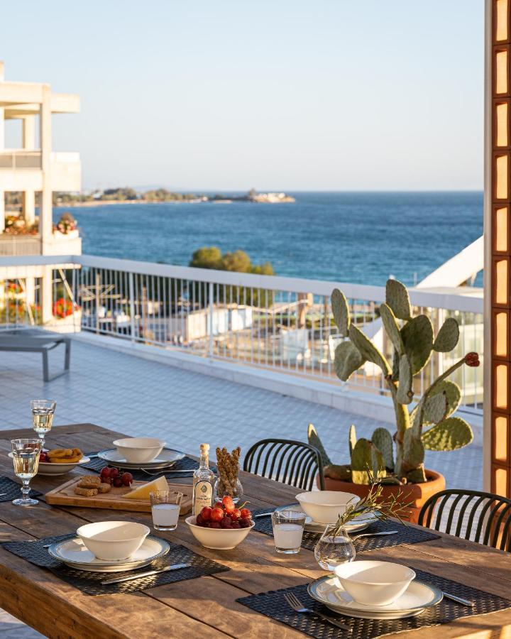 Sea View Beach Penthouse - Athens Coast ภายนอก รูปภาพ