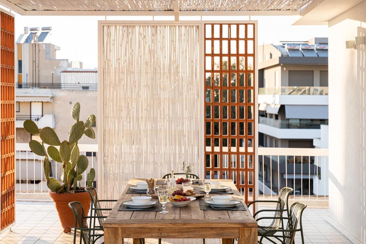 Sea View Beach Penthouse - Athens Coast ภายนอก รูปภาพ